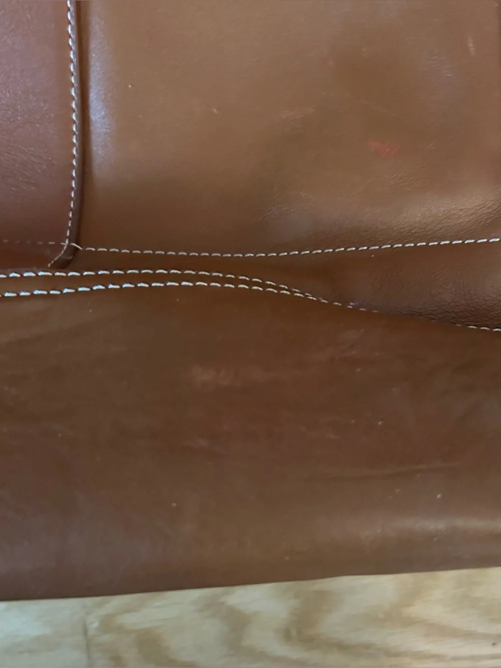 J. Crew Medium Montauk Leather Tote Bag in Rich Oak - Picture 15 of 16